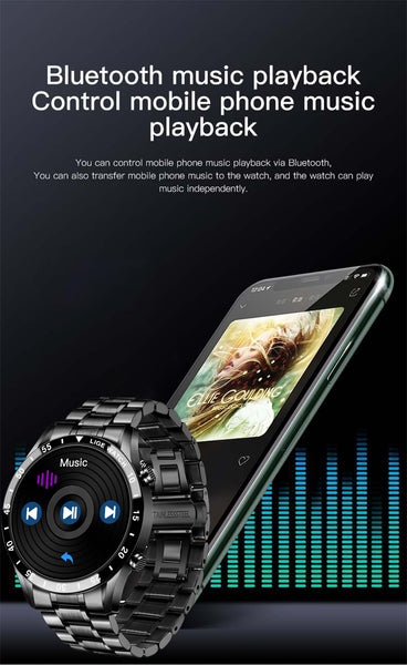 Mens LIGE Luxury Brand Multifunctional Smart Watch