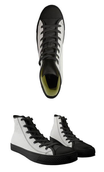 Womens Lace-Up Customizable Classic Sneakers - Black Lives Matter