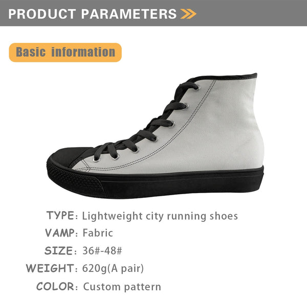Womens Lace-Up Customizable Classic Sneakers - Black Lives Matter