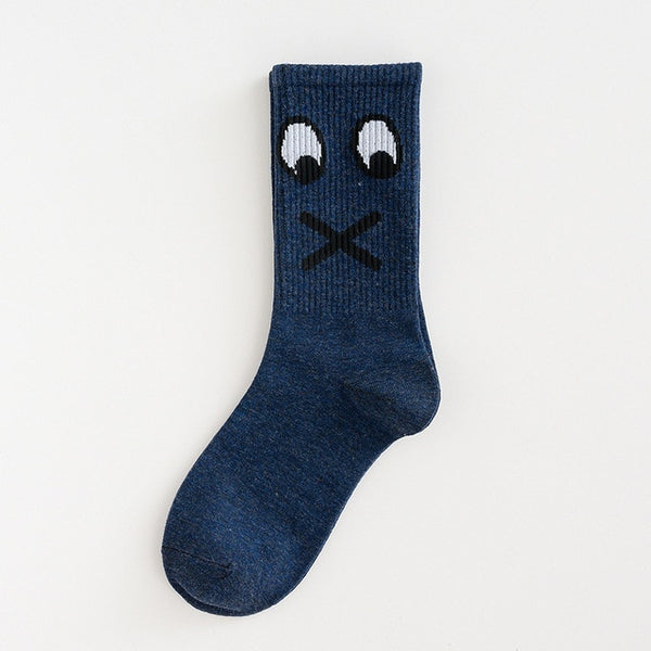 Unisex Anime Art Funny Harajuku Face Socks