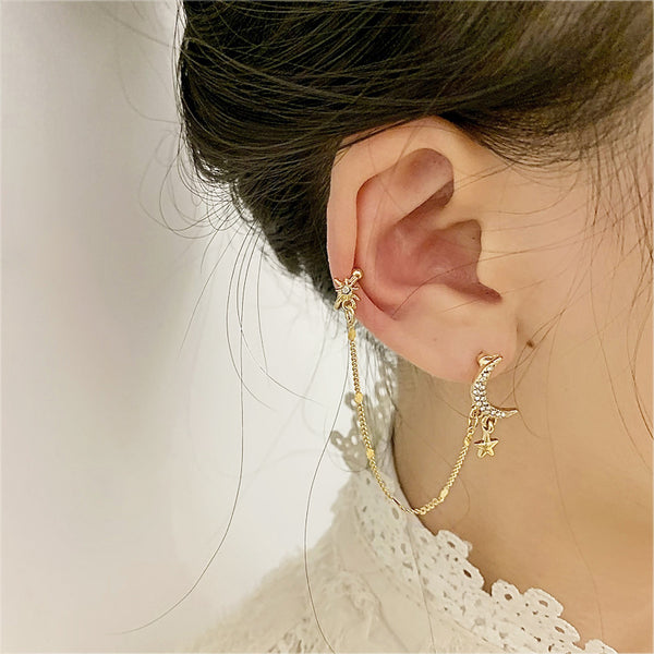 Womens Fashion Butterfly Clip Pierced Earrings - Crosses Butterflies, Different Varieties