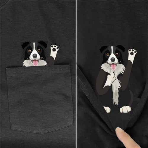 New Animal in Pocket T-shirts