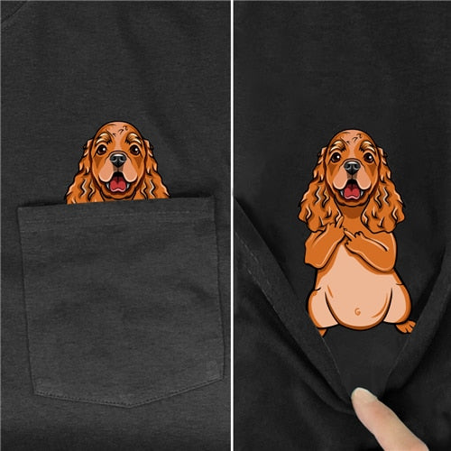 New Animal in Pocket T-shirts