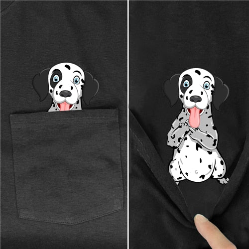 New Animal in Pocket T-shirts