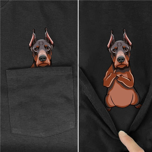 New Animal in Pocket T-shirts