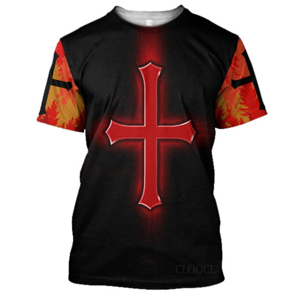 Mens and Womens Jesus Cross Hands T-Shirt
