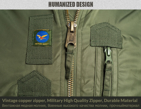 Mens Tactical Military Bomber Jacket Windproof Multipockets