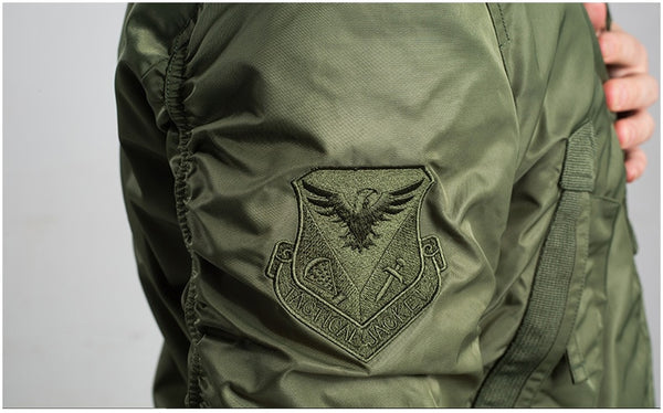 Mens Tactical Military Bomber Jacket Windproof Multipockets