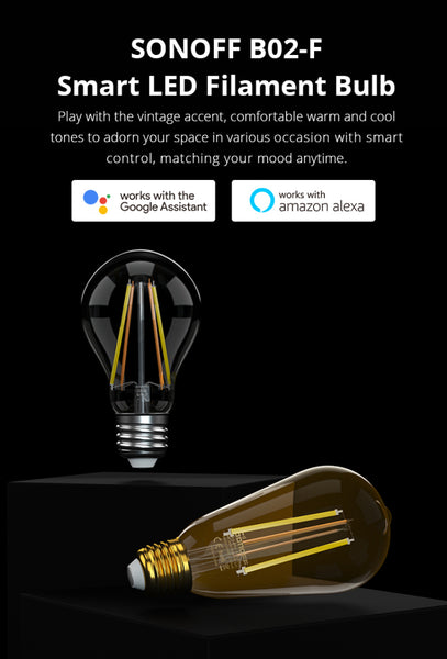 SONOFF Smart WiFi LED Filament Bulb Dimmable