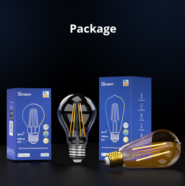 SONOFF Smart WiFi LED Filament Bulb Dimmable