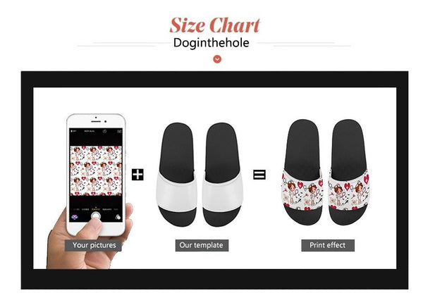 Unisex Customizable Beach Slides