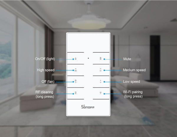 SONOFF Ceiling Fan & Light Switch Controller