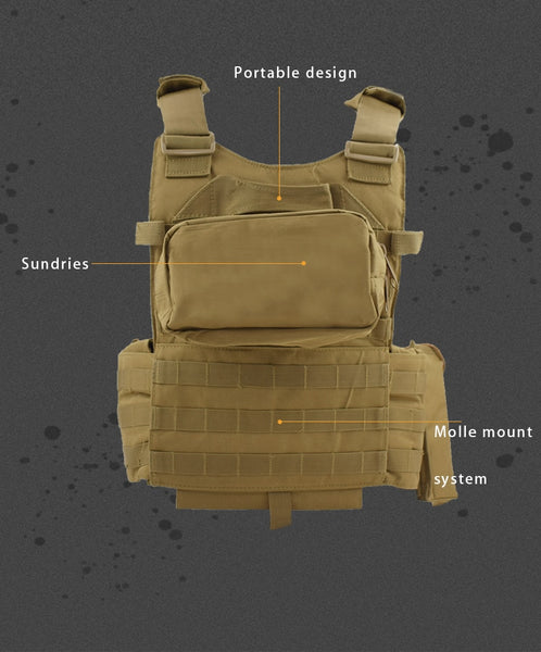 Military Tactical Vest Combat Camo
