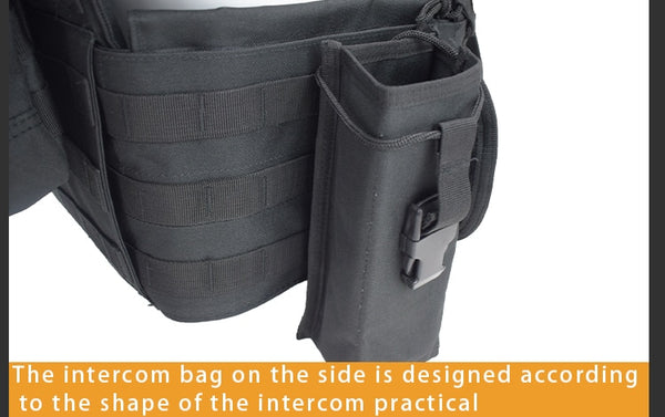 Military Tactical Vest Combat Camo