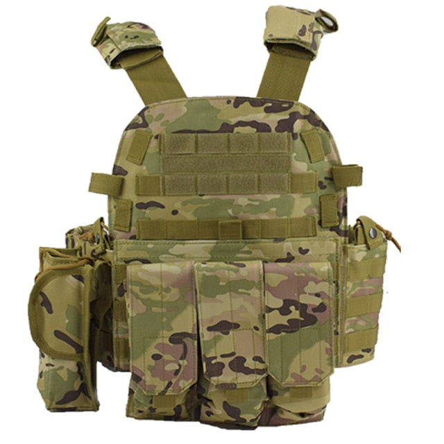 Military Tactical Vest Combat Camo