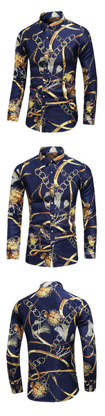 Mens Long Sleeve Fashion Shirts