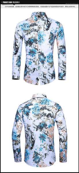 Mens Long Sleeve Fashion Shirts