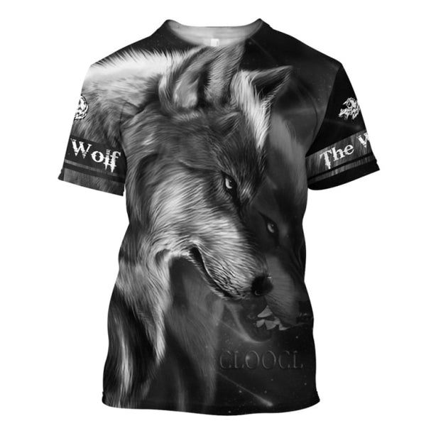 3D T-Shirts - Indians and Ferocious Wolves