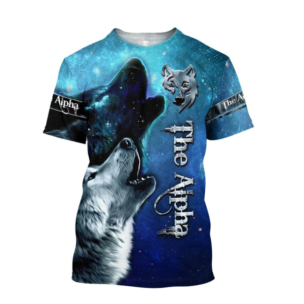 3D T-Shirts - Indians and Ferocious Wolves