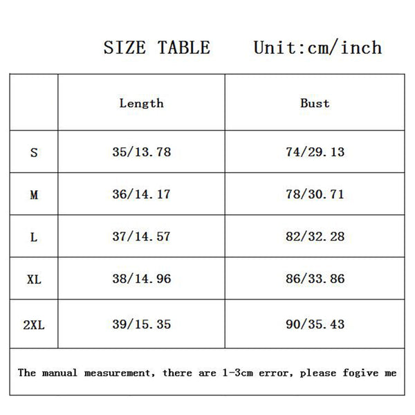 Size Table