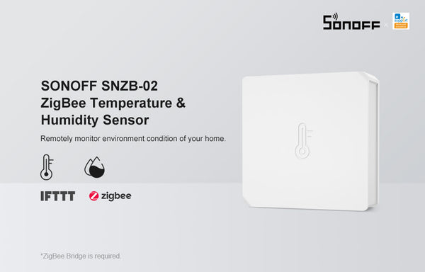 SONOFF ZigBee Temperature And Humidity Door Window Sensor Wall Switch Bridge