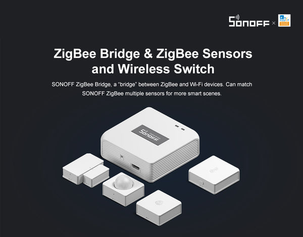 SONOFF ZigBee Temperature And Humidity Door Window Sensor Wall Switch Bridge