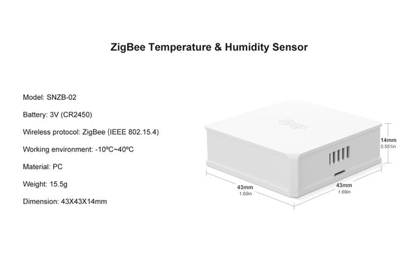 SONOFF ZigBee Temperature And Humidity Door Window Sensor Wall Switch Bridge