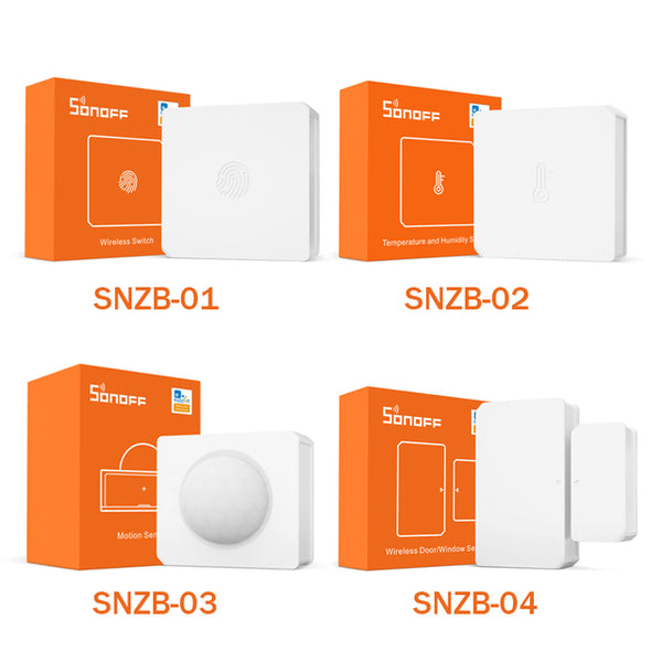 SONOFF ZigBee Temperature And Humidity Door Window Sensor Wall Switch Bridge