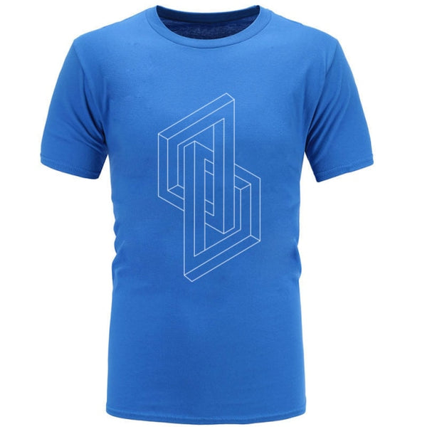 Mens Optical illusion Geometry T-Shirts