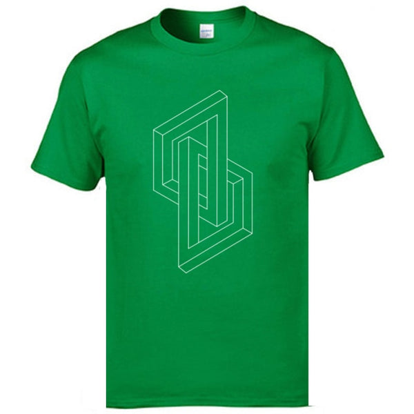 Mens Optical illusion Geometry T-Shirts