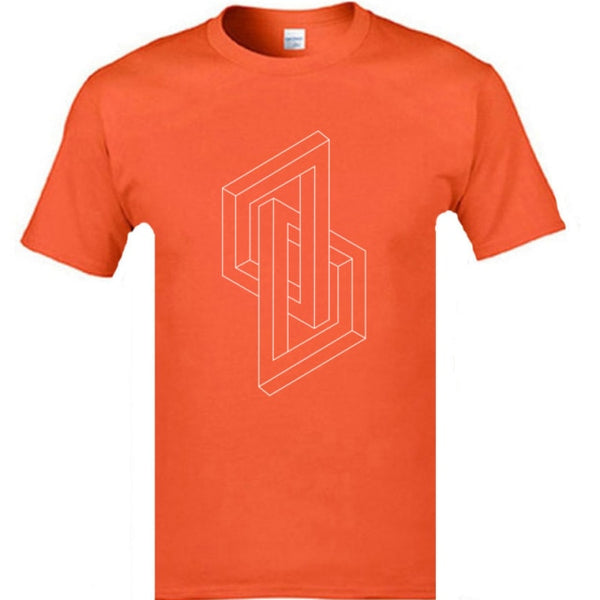 Mens Optical illusion Geometry T-Shirts