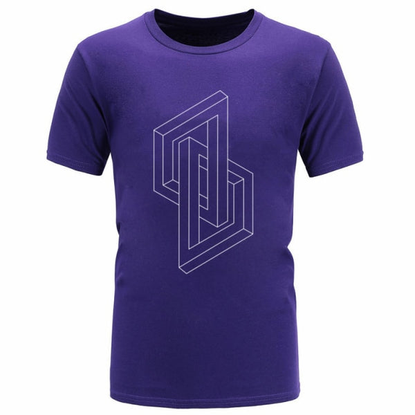Mens Optical illusion Geometry T-Shirts