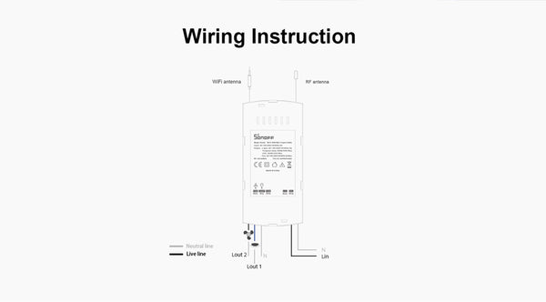 SONOFF Ceiling Fan & Light Switch Controller