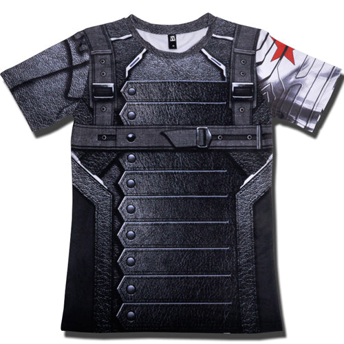 3D Compression Shirts - Captain America Superman Punisher MMA