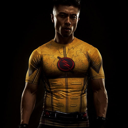 3D Compression Shirts - Captain America Superman Punisher MMA
