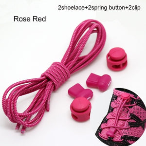 Pair Of Locking Elastic Shoe Laces