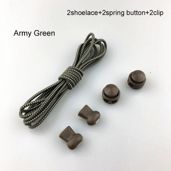 Pair Of Locking Elastic Shoe Laces