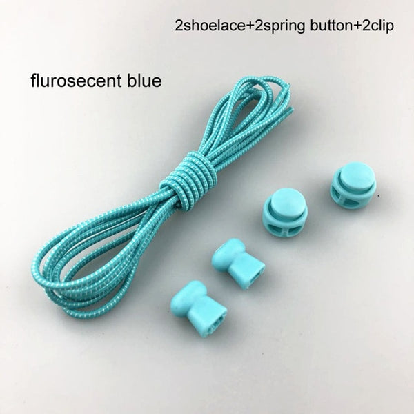 Pair Of Locking Elastic Shoe Laces