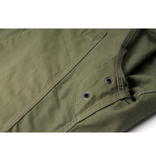 USN WW2 Military Hooded Deck Jacket-Pullover Lace Up