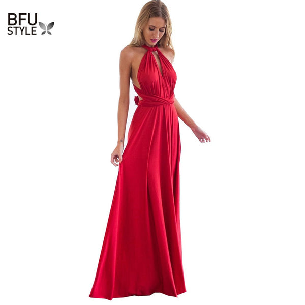 Womens Sexy Convertible Wrap Dress - Try it Different Ways!
