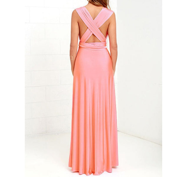 Womens Sexy Convertible Wrap Dress - Try it Different Ways!