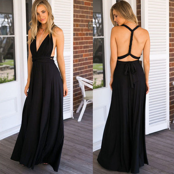 Womens Sexy Convertible Wrap Dress - Try it Different Ways!