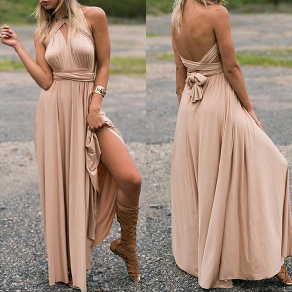 Womens Sexy Convertible Wrap Dress - Try it Different Ways!