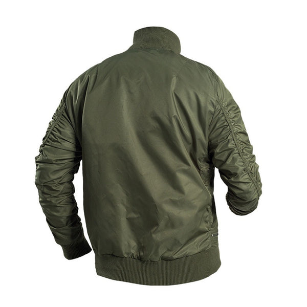 Mens Tactical Military Bomber Jacket Windproof Multipockets