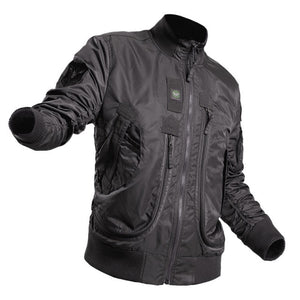 Mens Tactical Military Bomber Jacket Windproof Multipockets