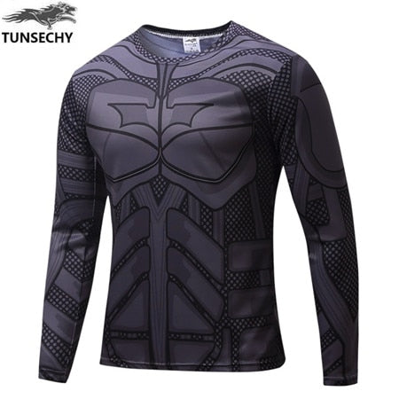 Mens Marvel Character Long Sleeve Jerseys w  UV Protection