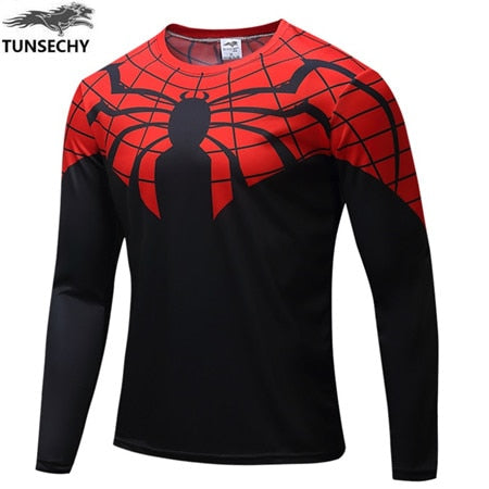 Mens Marvel Character Long Sleeve Jerseys w  UV Protection
