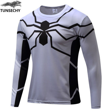 Mens Marvel Character Long Sleeve Jerseys w  UV Protection