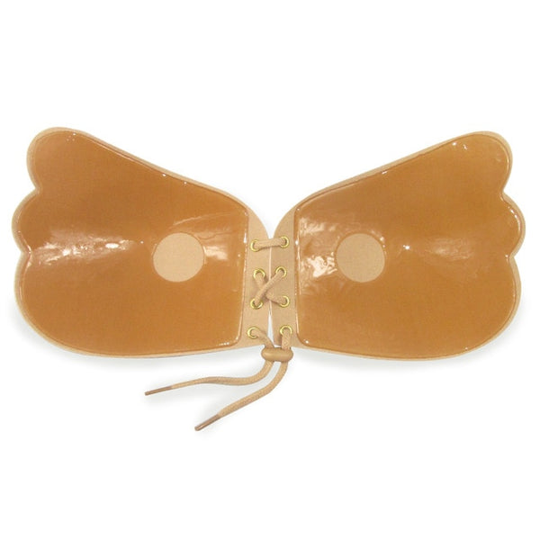 Womens Strapless Wireless Self Adhesive Push Up Bra