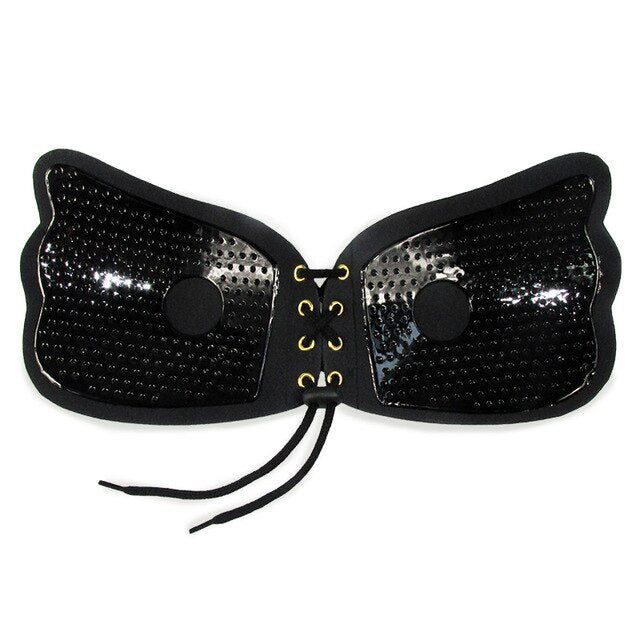 Womens Strapless Wireless Self Adhesive Push Up Bra